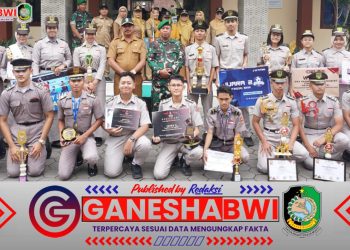 Kasdim 0825 Banyuwangi Pimpin Upacara Bendera di SMA Negeri 1 Giri Taruna Bangsa, Tekankan Nasionalisme dan Disiplin