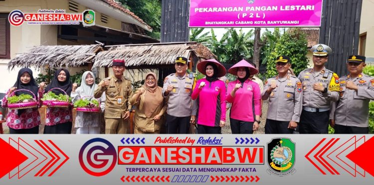 Polresta Banyuwangi Perkuat Program Pekarangan Pangan Lestari, Dukung Ketahanan Pangan dan Makan Bergizi Gratis