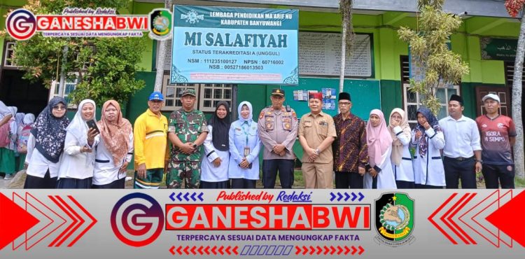 Kodim 0825 Banyuwangi Resmikan Program Makan Bergizi Gratis untuk Anak Sekolah
