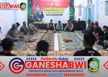 Dekatkan Diri ke Warga, Kapolresta Banyuwangi Gelar Cangkrukan Kamtibmas Sambut Ramadan