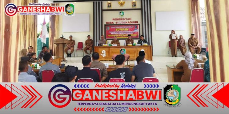 Perkuat Pemerintahan Desa, Perangkat Desa Sumberagung Resmi Dilantik