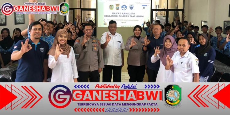 KJJT dan Polresta Banyuwangi Gelar Edukasi Jurnalistik untuk Ciptakan Generasi Sadar Hukum
