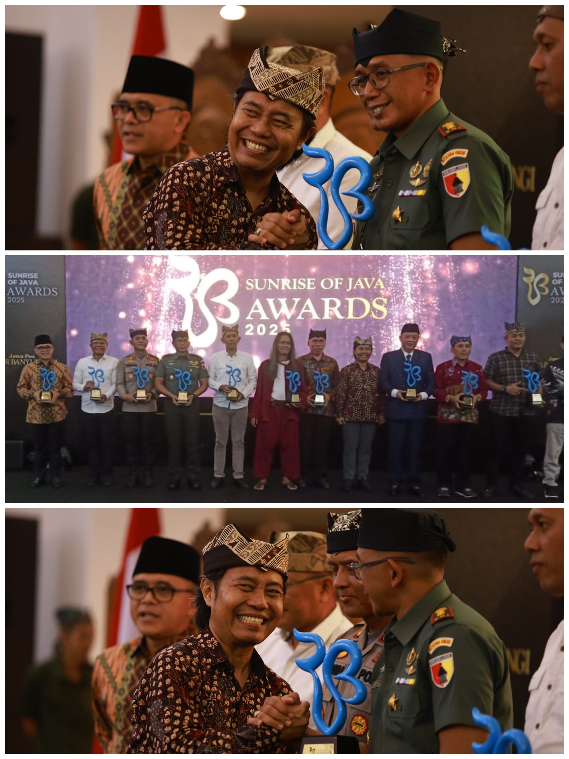 Letkol Joko Sukoyo Raih Penghargaan sebagai Inspirator Ketahanan Pangan di Sun Rise of Java Award 2025
