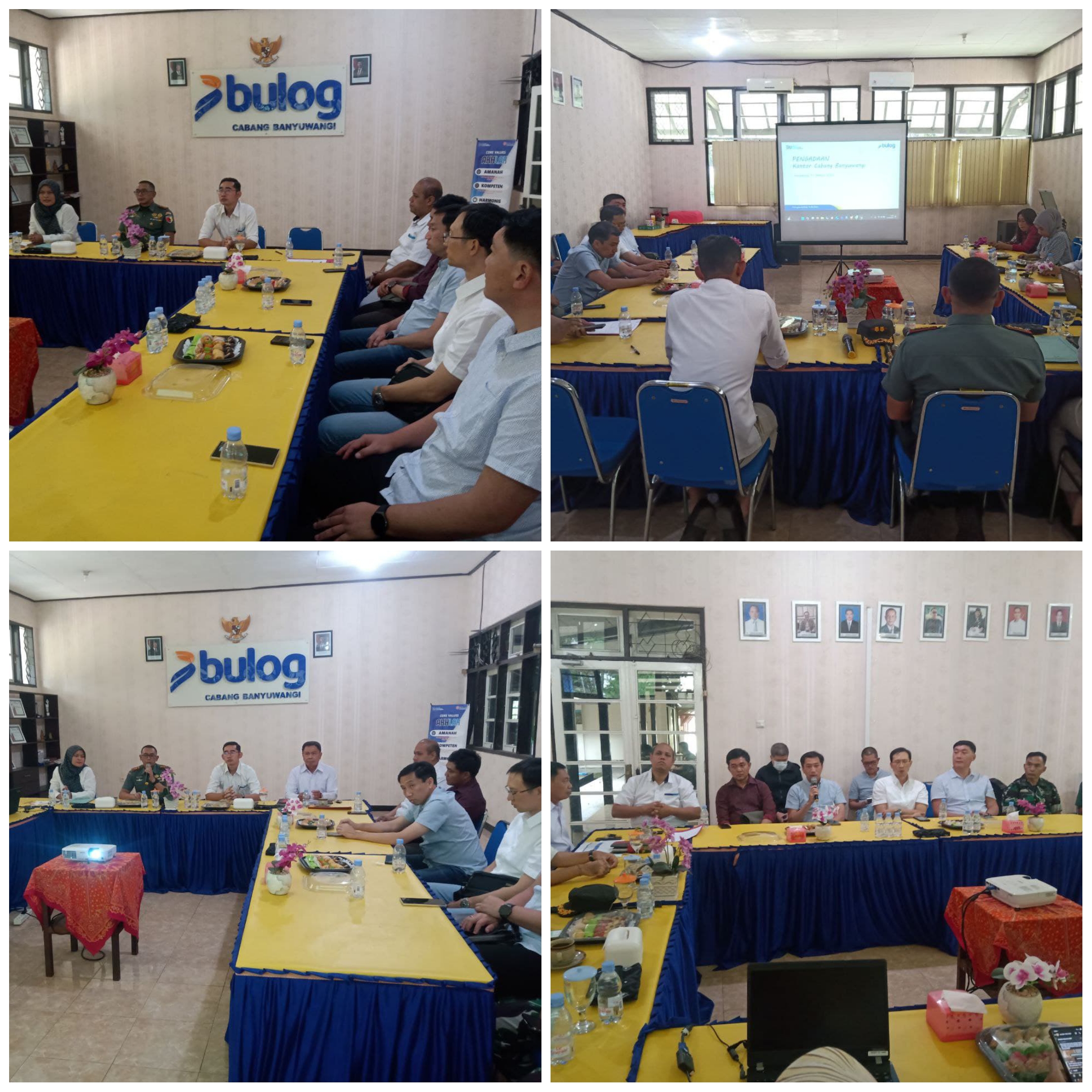 Dandim 0825/Banyuwangi Pimpin Rapat Koordinasi Penyerapan Gabah 2025