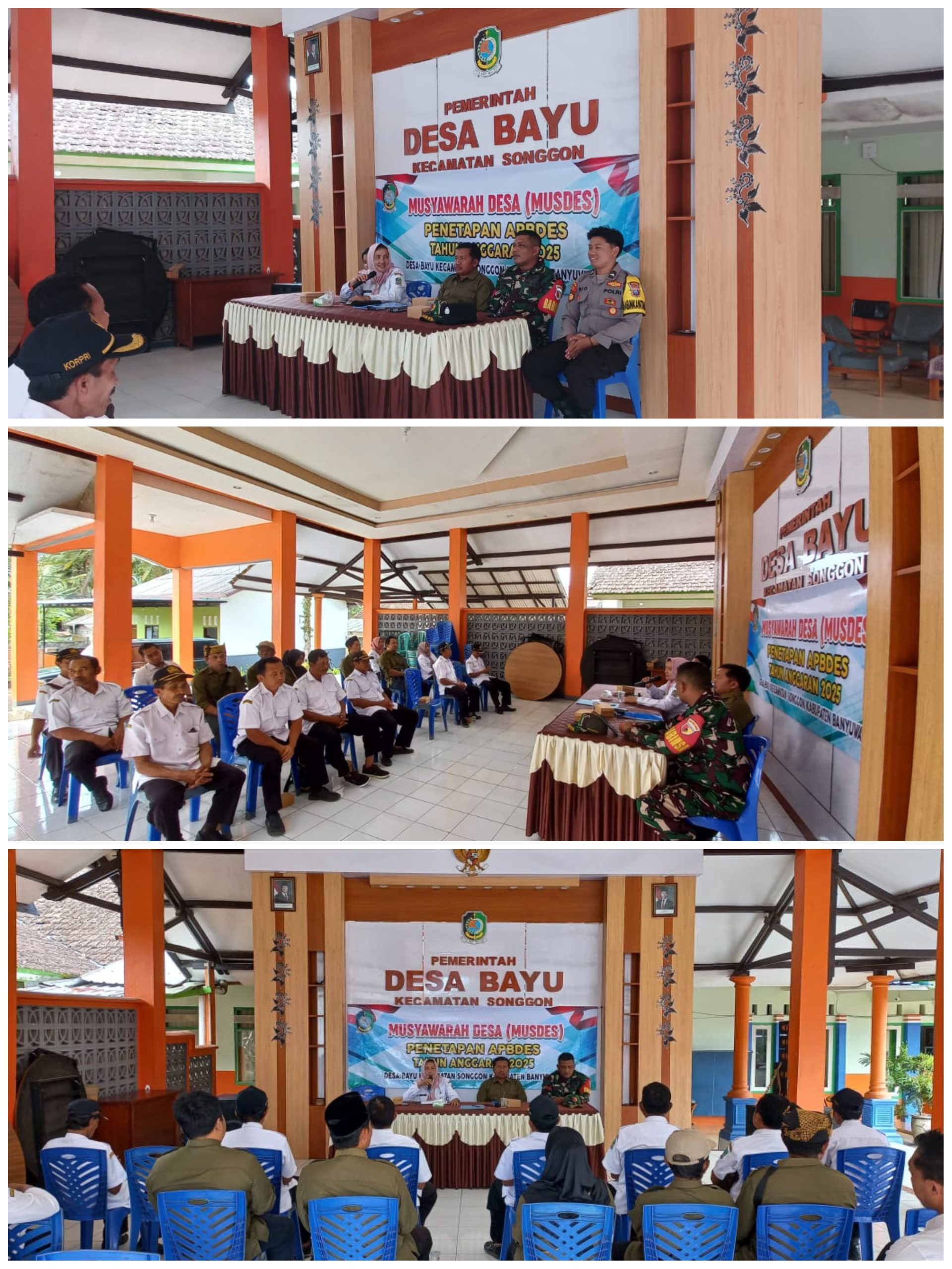 Babinsa Dampingi Musdes Penetapan APBDes 2025 Desa Bayu