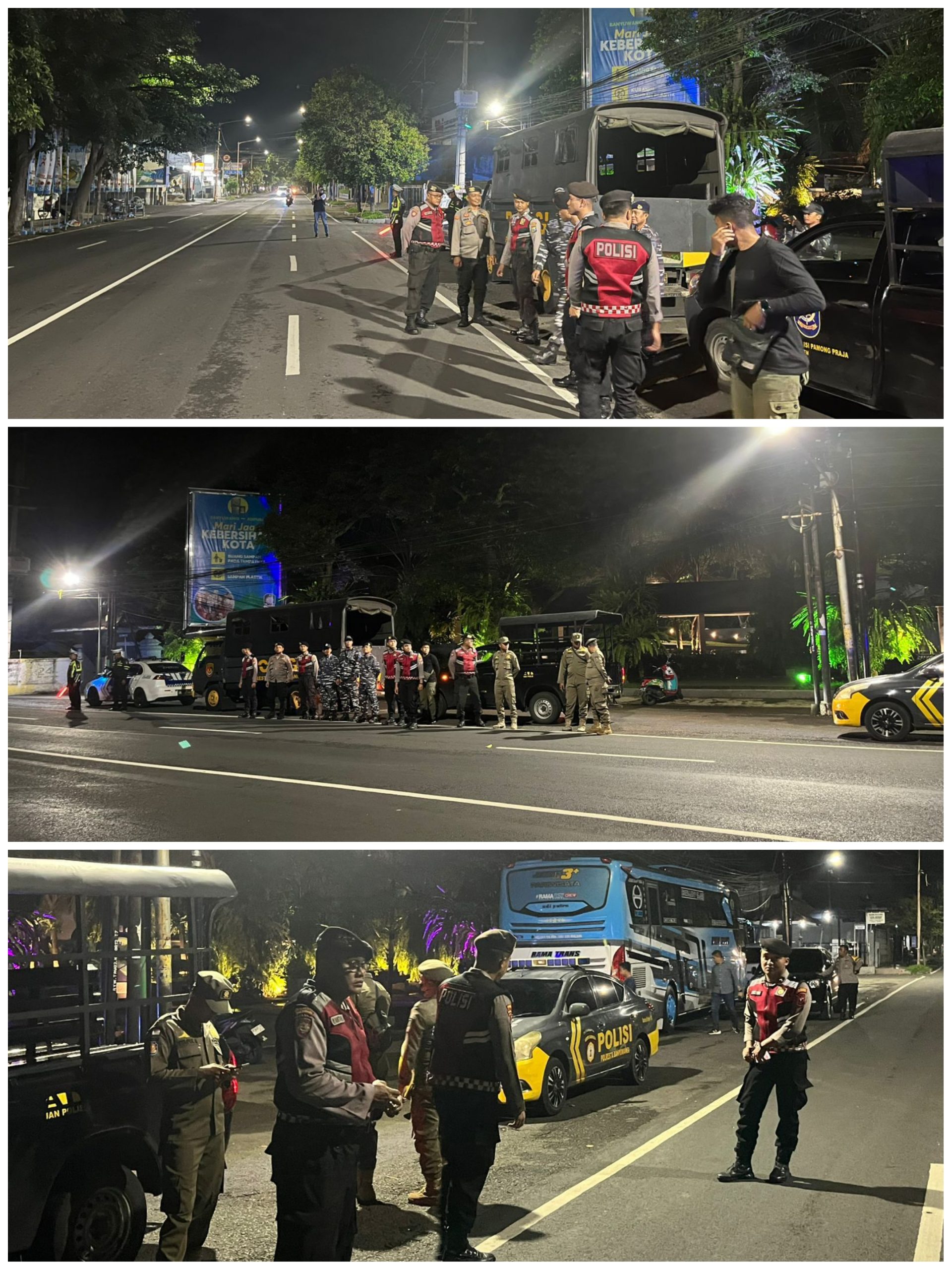 Polresta Banyuwangi Gelar Patroli Skala Besar Cegah Balap Liar, Pastikan Kamtibmas Kondusif