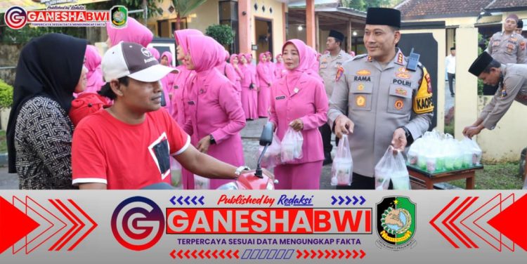 Polresta Banyuwangi dan Bhayangkari Berbagi Takjil, Wujud Kepedulian di Bulan Ramadan