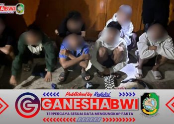 Patroli Presisi Polresta Banyuwangi Amankan 11 Remaja yang Diduga Akan Perang Sarung