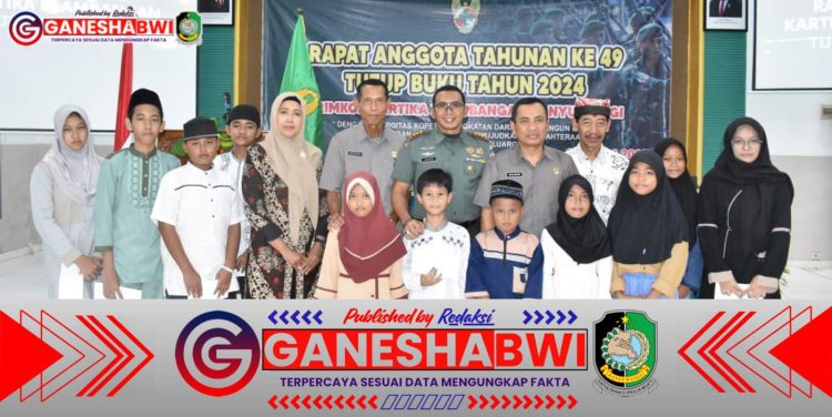 Kodim 0825/Banyuwangi Gelar Rapat Anggota Tahunan Ke-49 Primkop Kartika Blambangan