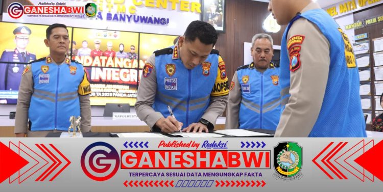 Polresta Banyuwangi Tegaskan Transparansi dalam Penerimaan Polri 2025 melalui Pengambilan Sumpah dan Pakta Integritas