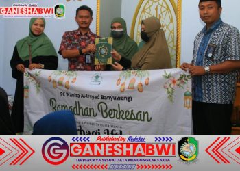 Al-Irsyad Wanita Banyuwangi Berbagi Takjil dan Al-Quran untuk Warga Binaan Lapas