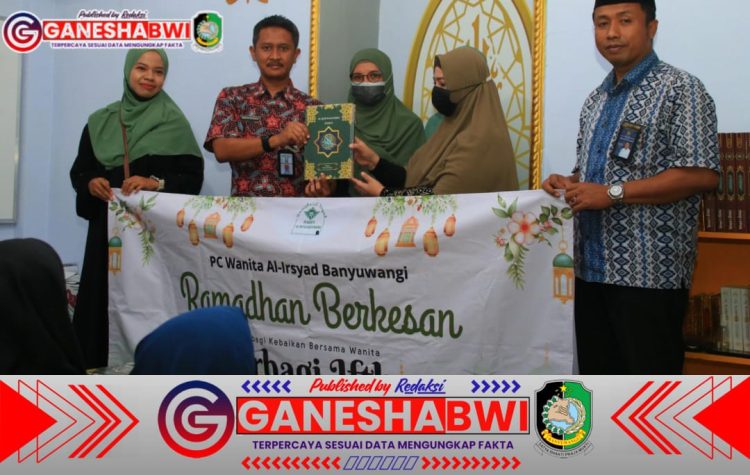 Al-Irsyad Wanita Banyuwangi Berbagi Takjil dan Al-Quran untuk Warga Binaan Lapas