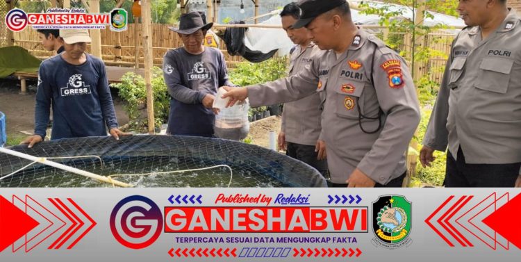 Bhabinkamtibmas Polsek Giri Ajak Warga Manfaatkan Pekarangan untuk Ketahanan Pangan