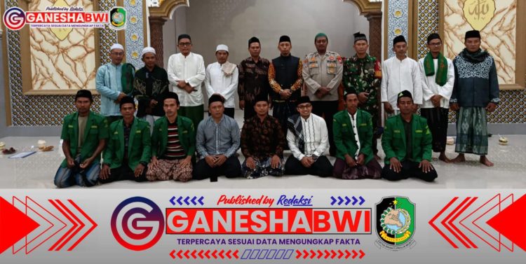 Babinsa Koramil 0825/20 Songgon Hadiri Safari Ramadan 1446 H di Desa Bangunsari
