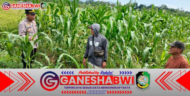 Bhabinkamtibmas Polresta Banyuwangi Dukung Ketahanan Pangan Lewat Program Asta Cita Presiden
