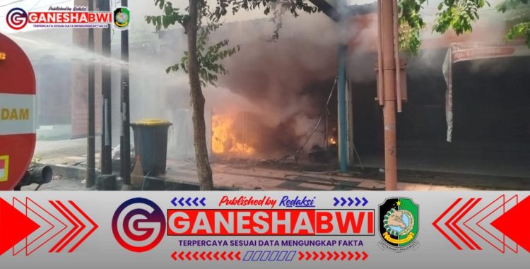 Kebakaran di Sheila Fried Chicken Banyuwangi, 3 Orang Terjebak Berhasil Diselamatkan