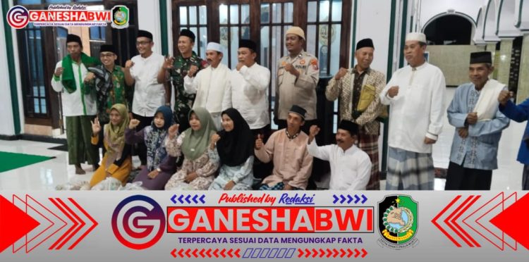 Babinsa Koramil 0825/20 Songgon Hadiri Safari Ramadhan 1446 H Bersama Forpimka di Desa Bedewang