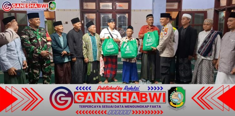 Babinsa Koramil 0825/17 Muncar Hadiri Safari Ramadan dan Tarawih Bersama di Masjid Nurul Huda