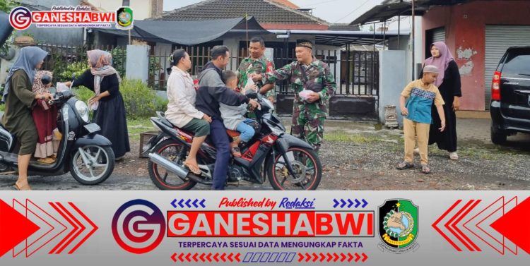 Koramil 0825/10 Bangorejo Berbagi Takjil dan Gelar Buka Puasa Bersama untuk Pererat Kebersamaan di Bulan Ramadhan