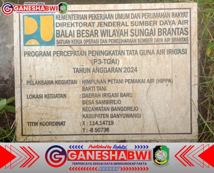 Proyek P3-TGAI di Sambirejo Dikerjakan Rekanan, Kades Diduga Lakukan Pembiaran