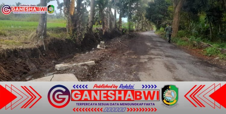 Kodim 0825 Banyuwangi Gelar Karya Bakti TNI, Perbaiki Infrastruktur Jalan dan Drainase untuk Kenyamanan Warga