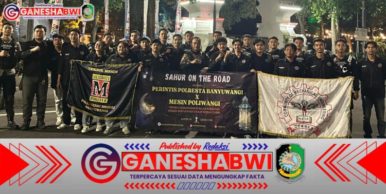 Tim Patroli Perintis Presisi Polresta Banyuwangi Berbagi Sahur dengan Mahasiswa di Tengah Patroli Malam Tim Patroli Perintis Presisi Polresta Banyuwangi Berbagi Sahur dengan Mahasiswa di Tengah Patroli Malam