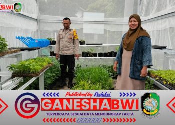 Bhabinkamtibmas Polsek Tegalsari Dukung Pemanfaatan Pekarangan untuk Ketahanan Pangan