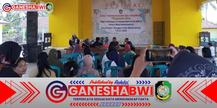 Babinsa Koramil 0825/20 Songgon Dampingi Pembagian Sembako dan Susu untuk Ibu Hamil & Balita di Desa Parangharjo