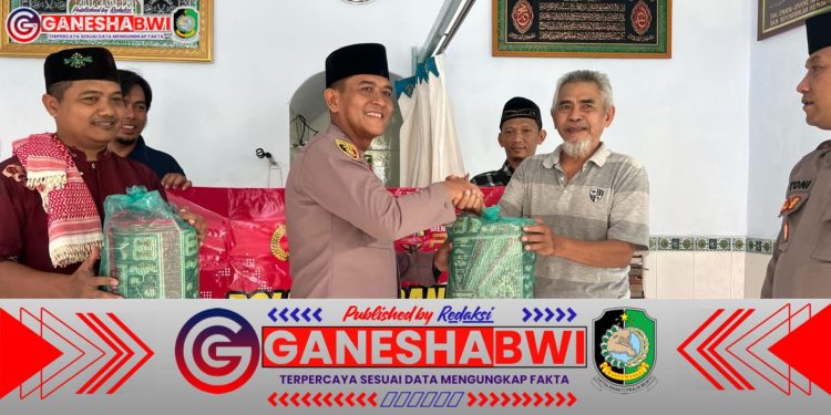 Polresta Banyuwangi Berbagi: Bantuan Sarana Ibadah untuk Mushola di Bulan Ramadhan