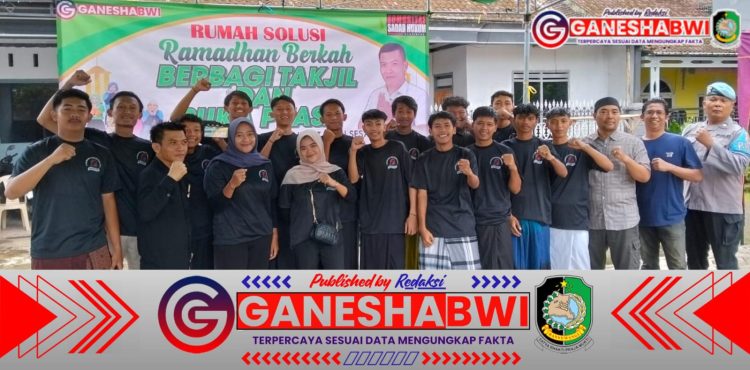 Ramadhan Berkah: Komunitas Sadar Hukum Bagikan Takjil dan Buka Puasa di Genteng Banyuwangi