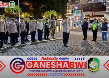 Forkopimka Muncar Gelar Apel dan Patroli, Tertibkan Penggunaan Sound System Keliling