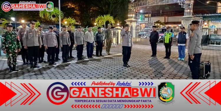 Forkopimka Muncar Gelar Apel dan Patroli, Tertibkan Penggunaan Sound System Keliling