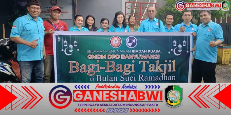 GMDM Banyuwangi Berbagi Takjil, Wujud Kepedulian dan Silaturahmi di Bulan Ramadan