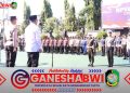 Polresta Banyuwangi Gelar Apel Pasukan Operasi Ketupat Semeru 2025 untuk Pengamanan Idul Fitri