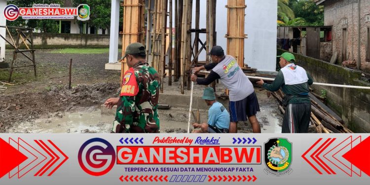 TNI Manunggal Air: Babinsa Koramil 0825/11 Pesanggaran Hadir Bantu Warga Atasi Krisis Air