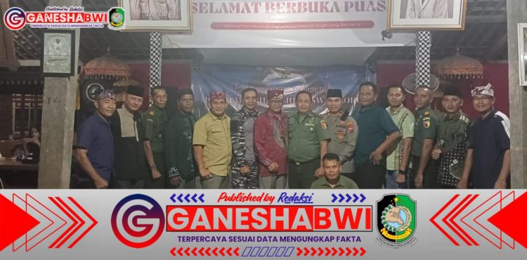 Kasdim 0825 Banyuwangi Hadiri Buka Puasa di Joglo Merah Putih Nuswantoro, Perkuat Sinergi TNI-Polri dan Masyarakat