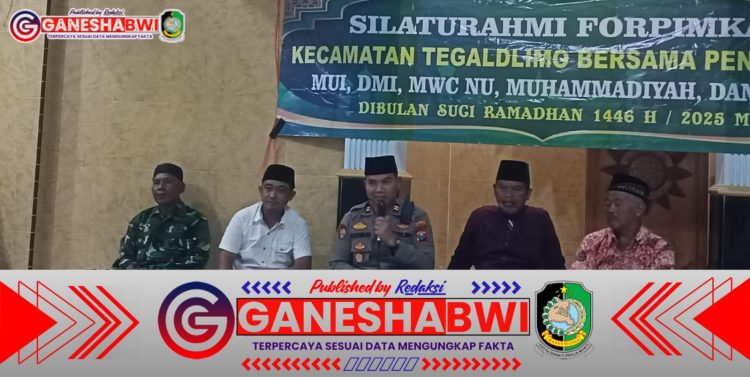 Puncak Safari Ramadhan 1446 H di Tegaldlimo, Perkuat Silaturahmi dan Jaga Kondusivitas