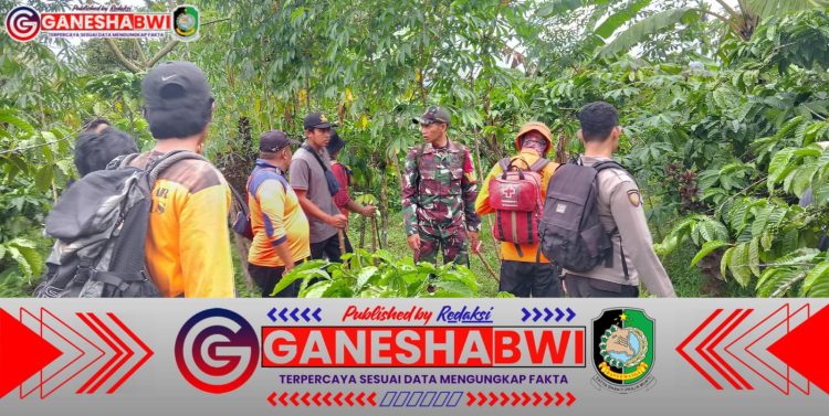 Koramil 0825/05 Kalibaru dan Tim Gabungan Intensifkan Pencarian Warga Hilang di Banyuanyar