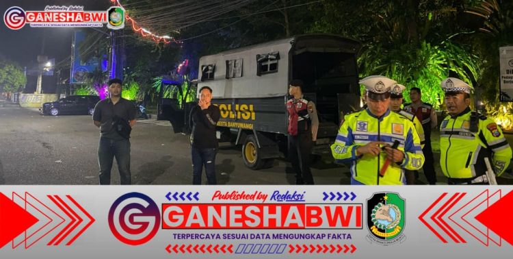 Polresta Banyuwangi Gelar Patroli Skala Besar Cegah Gangguan Kamtibmas Jelang Idul Fitri