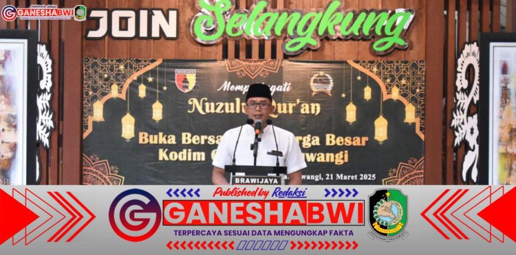 Kodim 0825/Banyuwangi Gelar Bukber dan Peringatan Nuzulul Qur'an, Pererat Kebersamaan