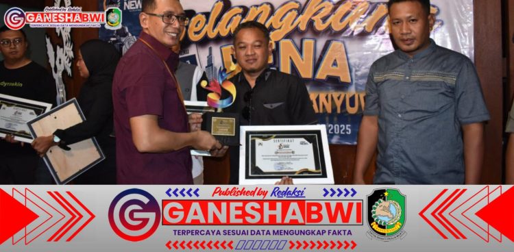 Media Ganesha Abadi Terima Penghargaan Selangkung PENA 2025 dari Kodim 0825 Banyuwangi 