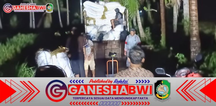 Babinsa Koramil 0825/14 Kabat Dampingi Bulog dalam Penyerapan Gabah Petani