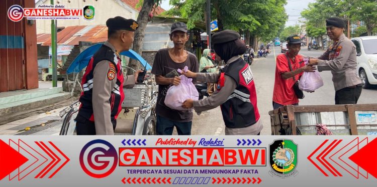 Polresta Banyuwangi Salurkan Bansos, Wujud Kepedulian bagi Warga Kurang Mampu