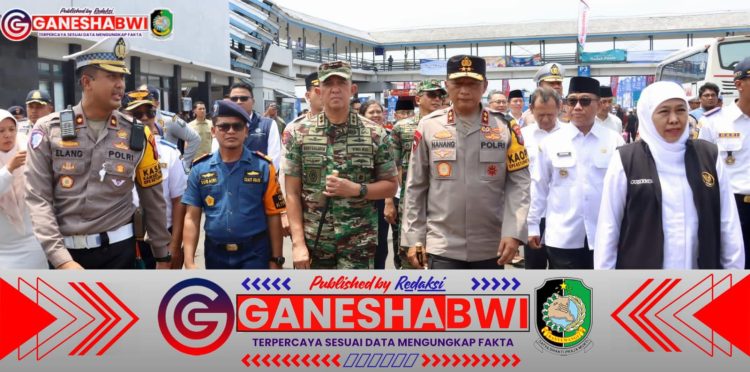 Forkopimda Jatim Pastikan Kelancaran Arus Mudik di Pelabuhan Ketapang