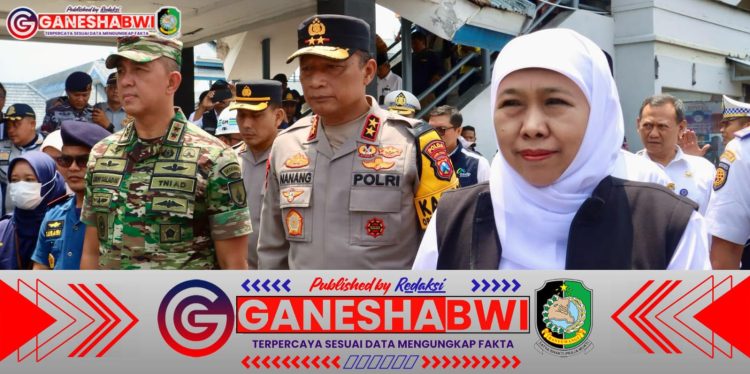Forkopimda Jatim Tinjau Kesiapan Arus Mudik di Pelabuhan Ketapang