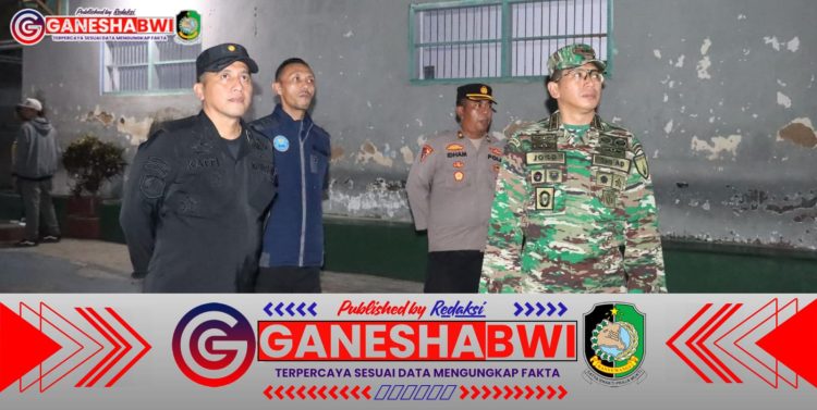 Dandim 0825 Banyuwangi Dampingi Razia Gabungan di Lapas Kelas IIA untuk Jaga Keamanan