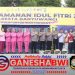Kapolresta Banyuwangi dan Bhayangkari Bagikan Bingkisan Lebaran kepada Personel Pengamanan Operasi Ketupat Semeru 2025