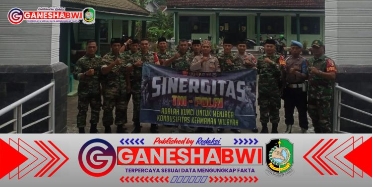 TNI-Polri Bersinergi: Koramil 0825/09 Tegaldlimo Bagikan Takjil dan Gelar Buka Puasa Bersama