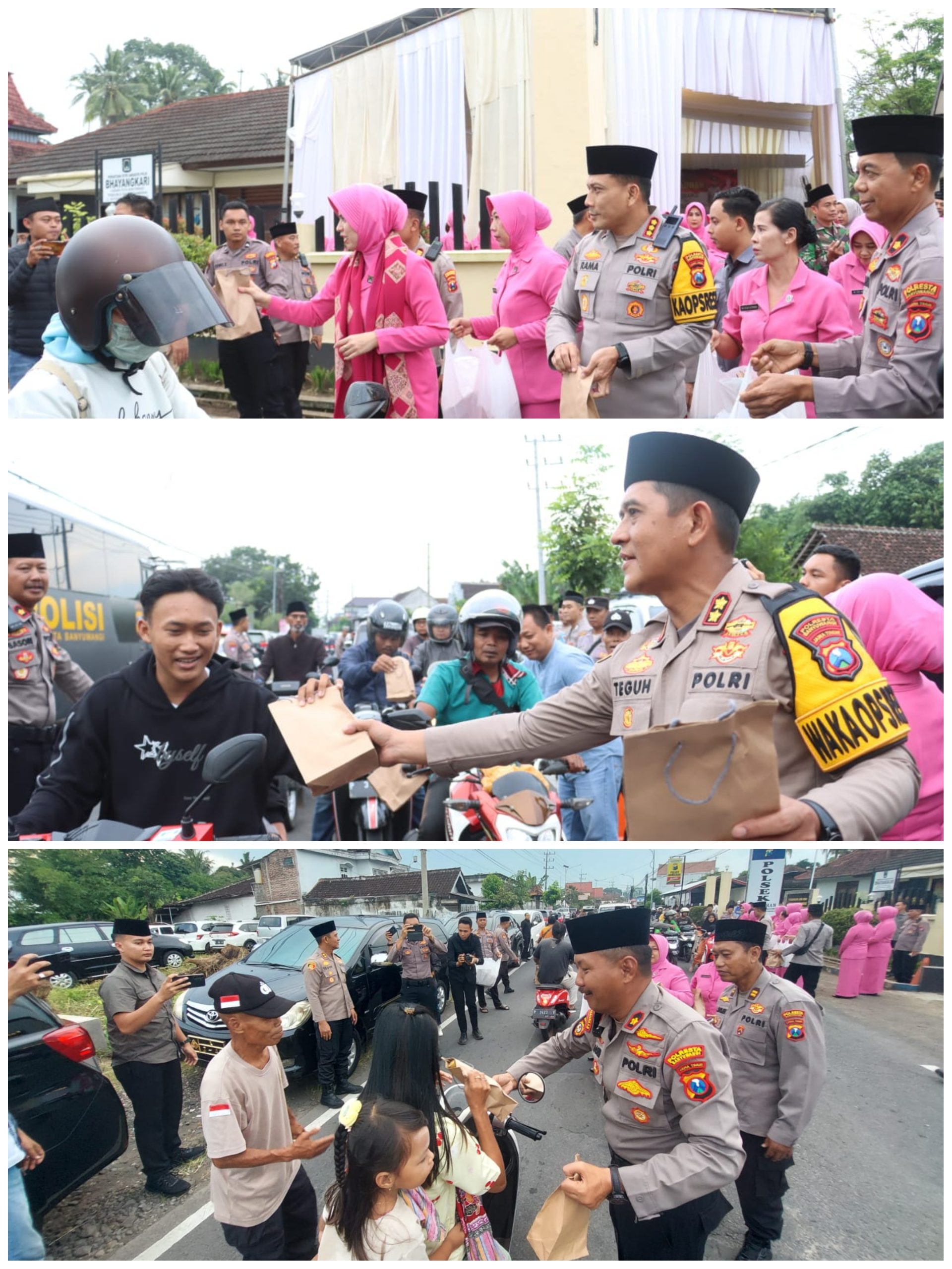 Polresta Banyuwangi dan Bhayangkari Berbagi Takjil, Wujud Kepedulian di Bulan Ramadan