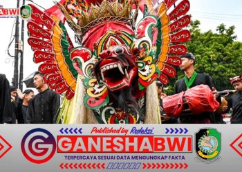 Meski Diguyur Hujan, Tradisi Barong Ider Bumi Banyuwangi Tetap Khidmat dan Penuh Makna